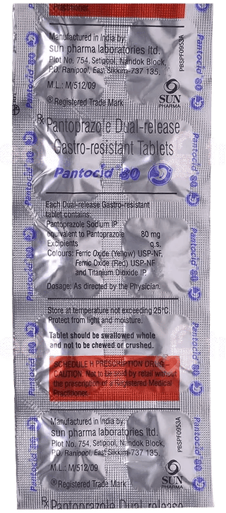 Pantocid 80 Tablet 10