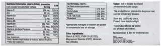 Vitacore C Plus Chewable Tablet 10