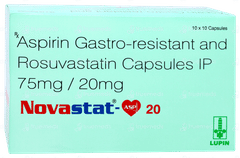 Novastat Asp 20 Capsule 10 Novastat Asp 20 Capsule 10