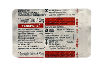 Tenepure 20 MG Tablet 15