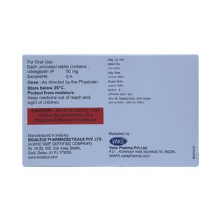 Vildamit 50 Tablet 15