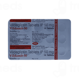 Vildamit 50 Tablet 15