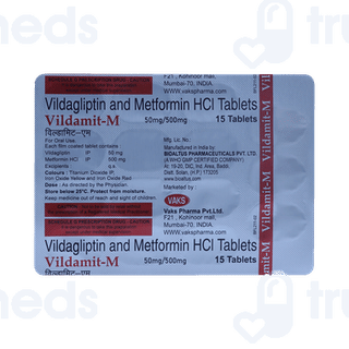 Vildamit M Tablet 15