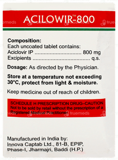 Acilowir 800 Tablet 10