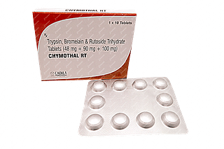 Chymothal Rt 48/100/90 MG Tablet 10