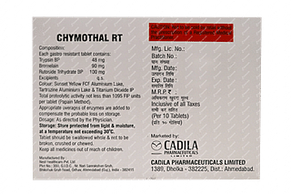 Chymothal Rt 48/100/90 MG Tablet 10