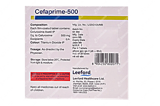 Cefaprime-500 MG Tablet 4