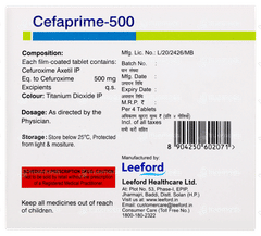 Cefaprime 500 Tablet 4