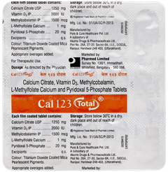 Cal 123 Total Tablet 15 Cal 123 Total Tablet 15