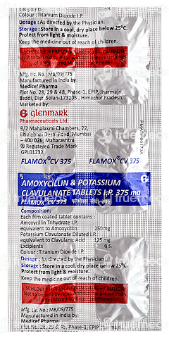 Flamox Cv 375 Tablet 6