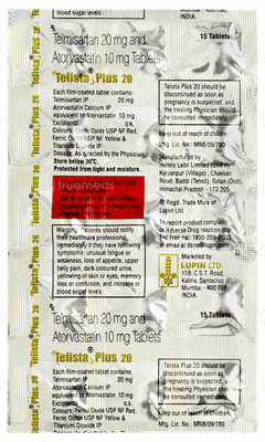 Telista Plus 20 Tablet 15 Telista Plus 20 Tablet 15