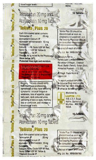 Telista Plus 20 Tablet 15