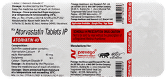 Atorvatin 40 Tablet 10 Atorvatin 40 Tablet 10