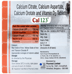 Cal 123 Tablet 15 Cal 123 Tablet 15