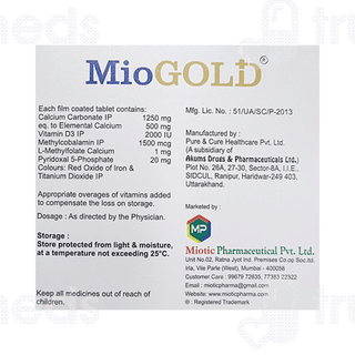 Miogold Tablet 15