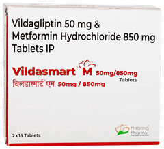 Vildasmart M 50mg/850mg Tablet 15