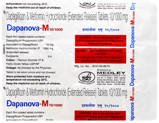 Dapanova M 10/1000 Tablet 15