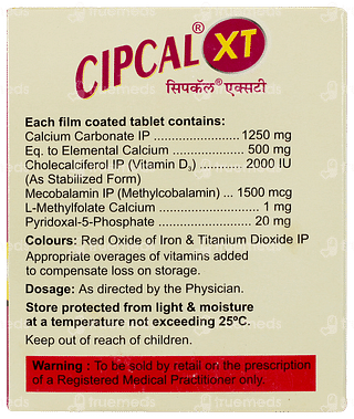 Cipcal Xt Tablet 15