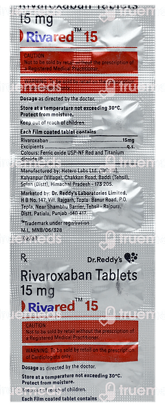 Rivared 15 Tablet 10