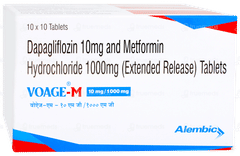 Voage M 10mg/1000mg Tablet 10