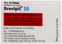 Brevipil 50 Tablet 10