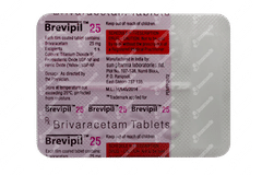 Brevipil 25 Tablet 10 Brevipil 25 Tablet 10