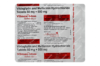 Vilmax M 500 MG Tablet 15