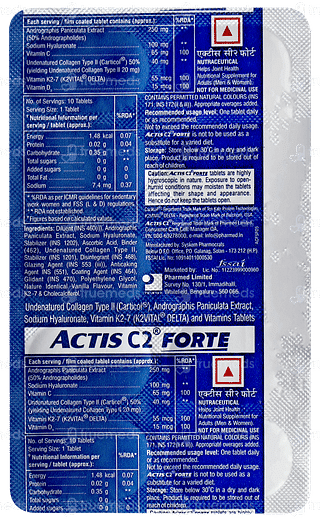 Actis C2 Forte Tablet 10