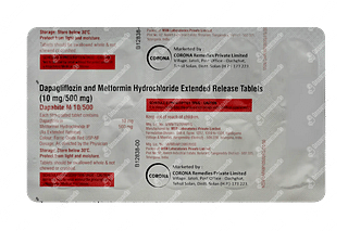 Dapabite M 10/500 MG Tablet Er 10