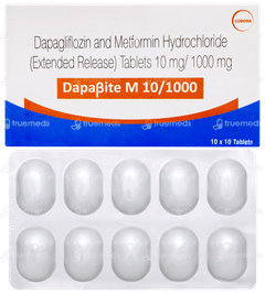 Dapabite M 10/1000 Tablet 10