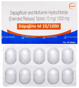 Dapabite M 10/1000 Tablet 10