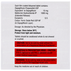 Dapabite M 10/1000 Tablet 10