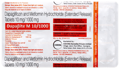 Dapabite M 10/1000 Tablet 10