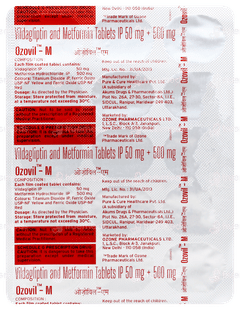 Ozovil M Tablet 15