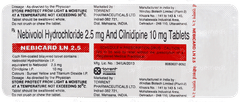 Nebicard Ln 2.5 Tablet 10 Nebicard Ln 2.5 Tablet 10