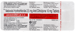 Nebicard Ln 2.5 Tablet 10