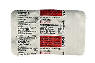 Exafib 10 MG Tablet 14