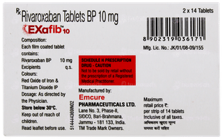 Exafib 10 Tablet 14
