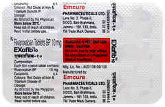 Exafib 10 Tablet 14 Exafib 10 Tablet 14