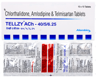 Tellzy Ach 40/5/6.25 Tablet 10