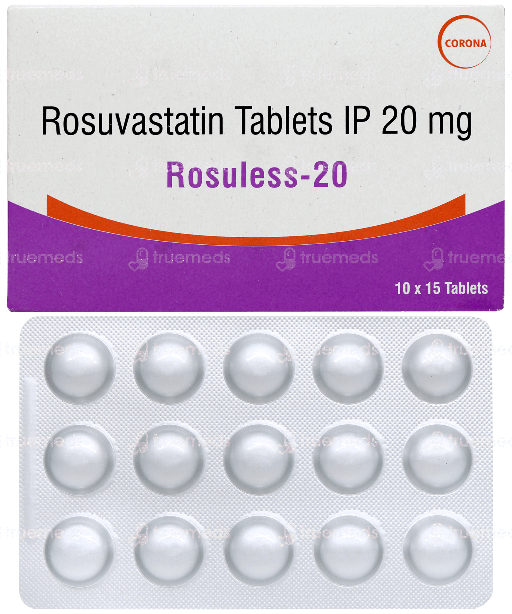 Rosuless 20 Tablet 15: Uses, Side Effects, Price & Substitutes