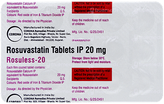 Rosuless 20 Tablet 15