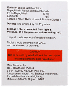 Dapagold 10 Tablet 15