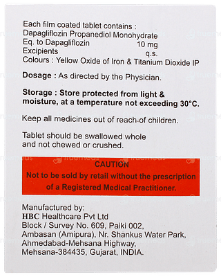 Dapagold 10 Tablet 15