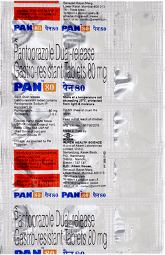 Pan 80 Tablet 15 Pan 80 Tablet 15