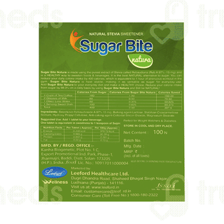 Sugar Bite Natura Stevia Sweet Pellets 100