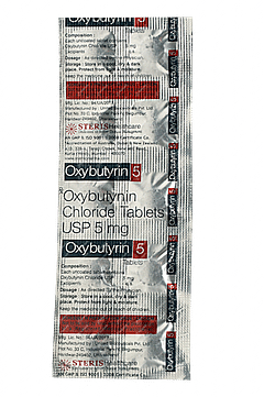 Oxybutyrin 5 Tablet 10