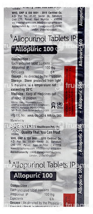 Allopuric 100 Tablet 10