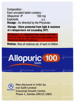 Allopuric 100 Tablet 10 Allopuric 100 Tablet 10