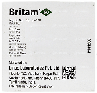 Britam 50 Tablet 10